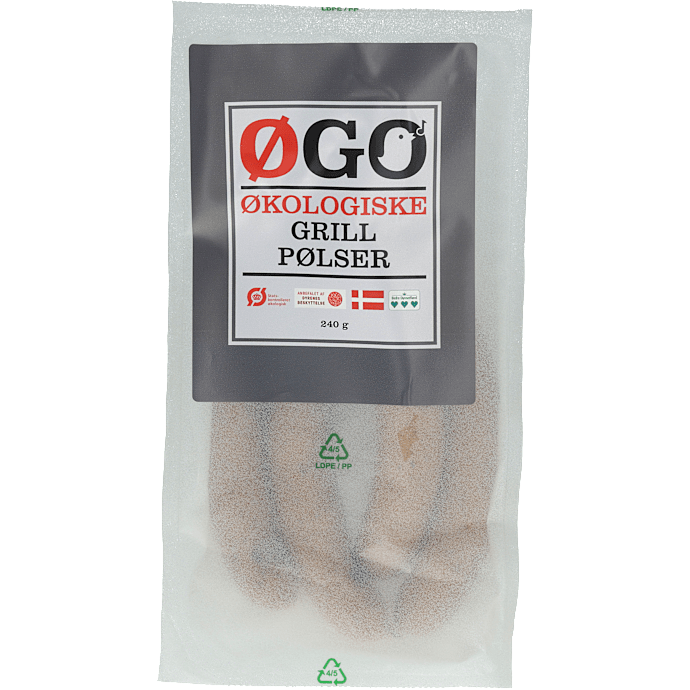 Grillpølser 83% kød øko