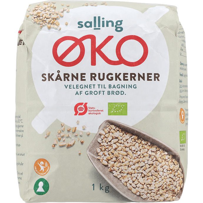 Skårne rugkerner øko