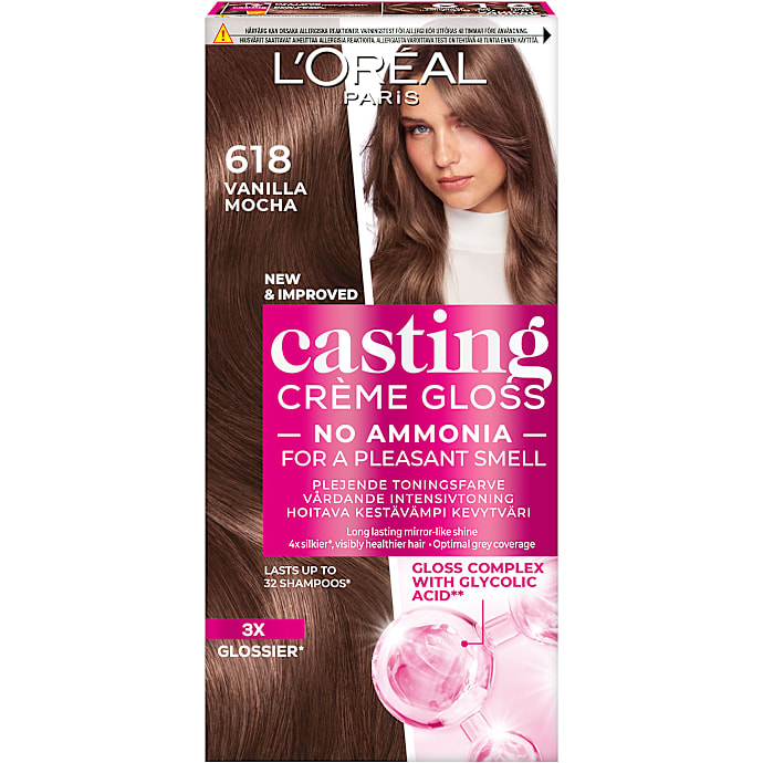 Gloss Complex toningsfarve 618 Vanilla Mocha m. glykolsyre u. ammoniak