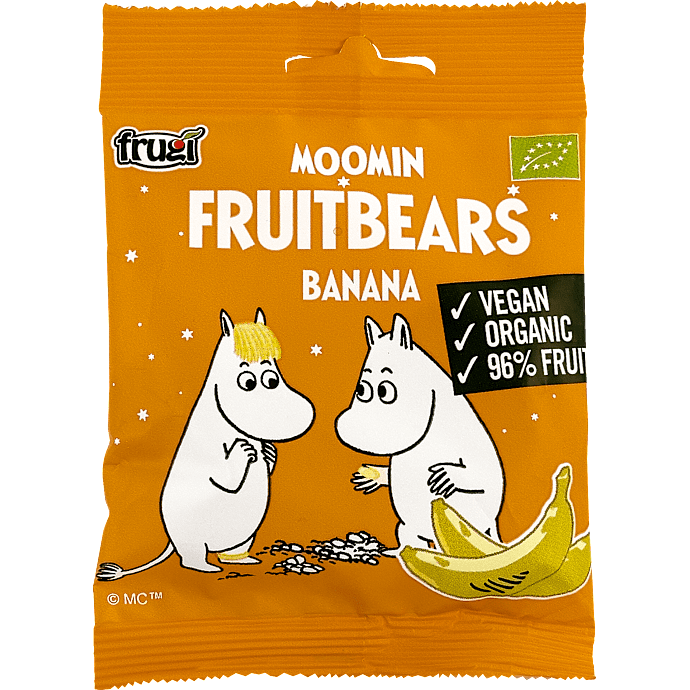 Frugtsnacks m. jordbær og banan