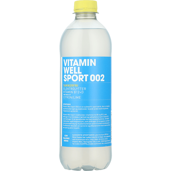 Sportsdrik m. citron- og limesmag