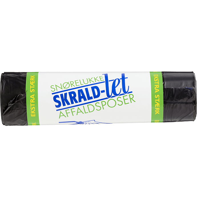 Affaldspose m. snøreluk 30 l