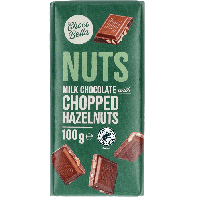 Mælkechokolade m. nødder