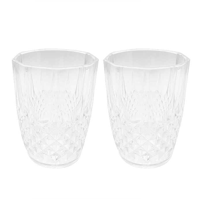 Salling plast glas 2 pak - transparent