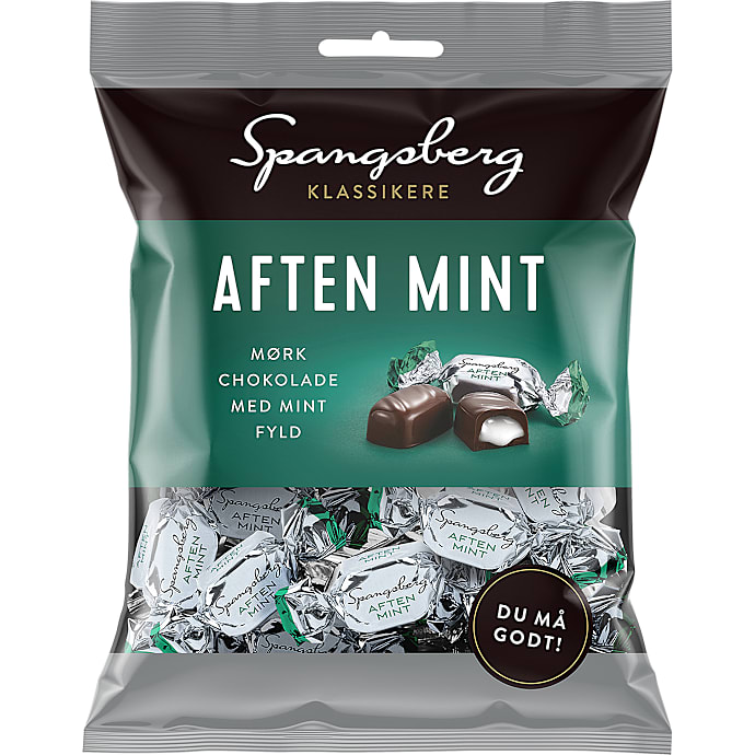 Mørk chokolade m. mint