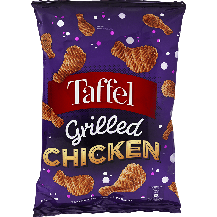 Chips m. grillkrydderi