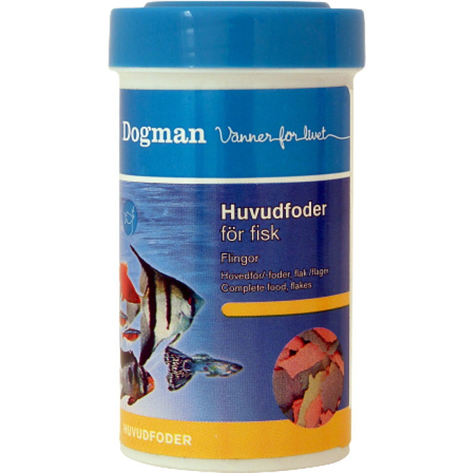 Fiskefoder flager