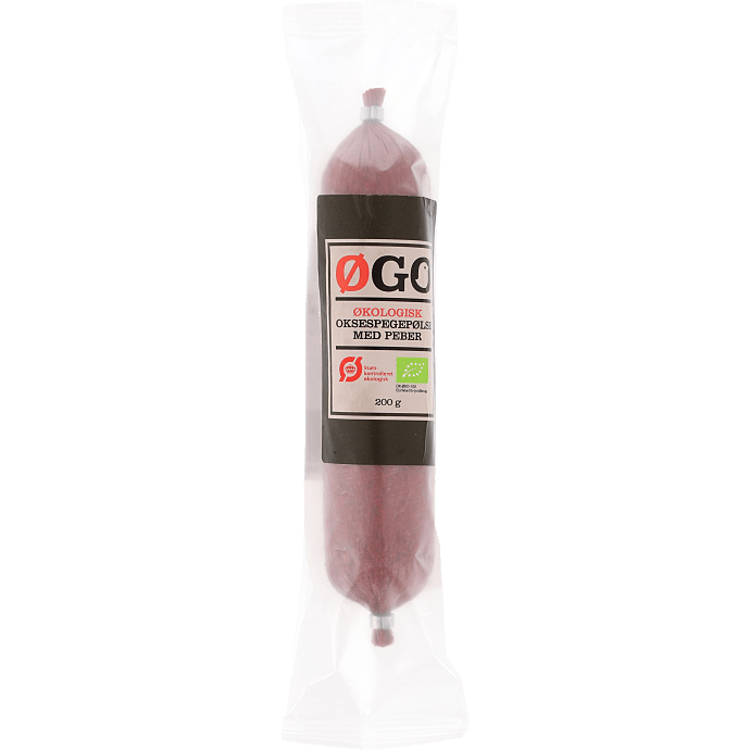 Oksespegepølse øko