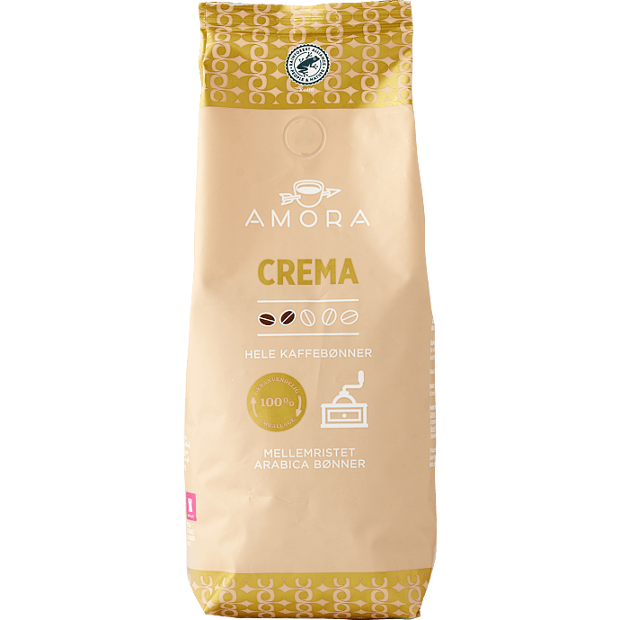 Amora crema hele bønner