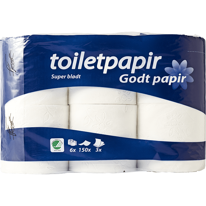 Toiletpapir 3-lags