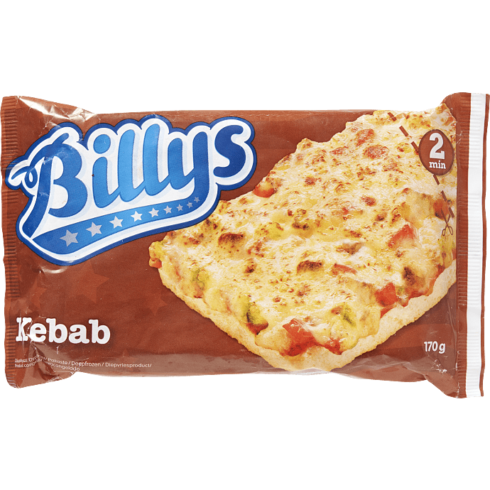 Pizza m. kebab