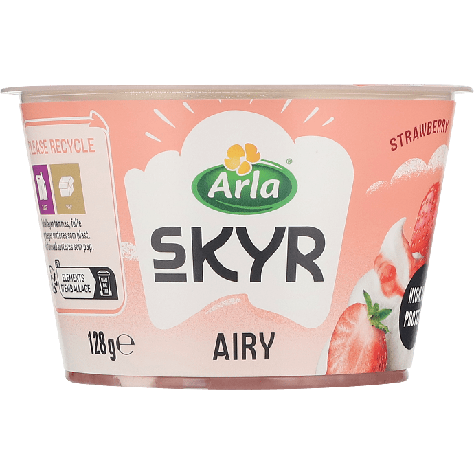 Skyr airy m. jordbær