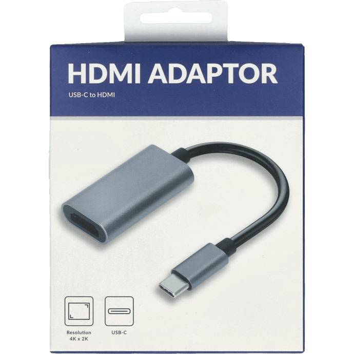 HDMI til USB-C adapter - sort