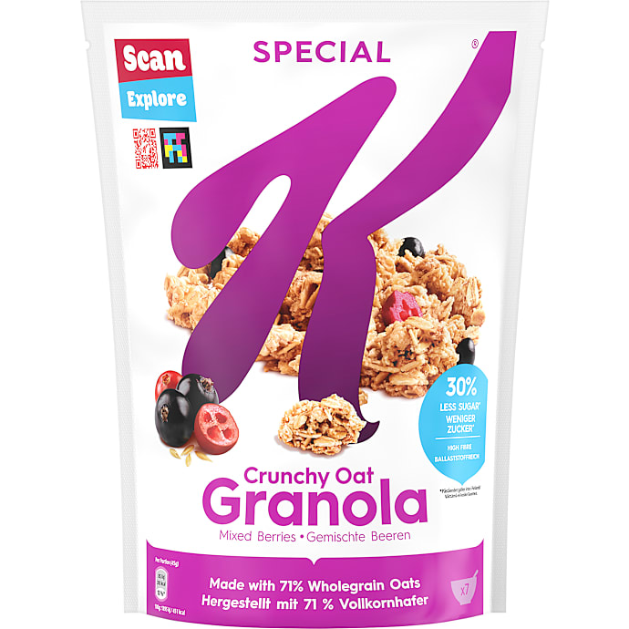 Granola m. solbær og tranebær