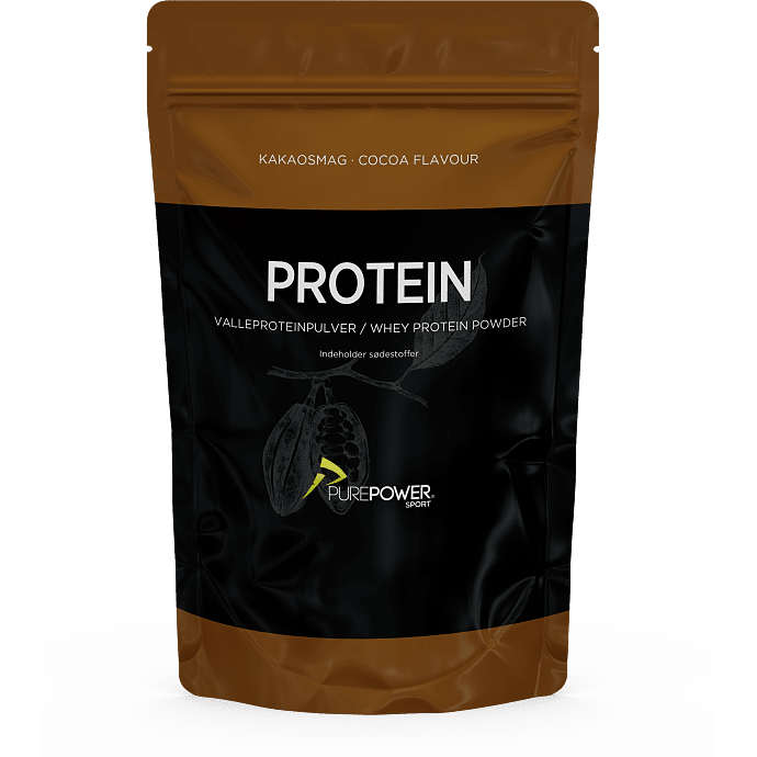 Proteinpulver m. valleprotein og kakaosmag