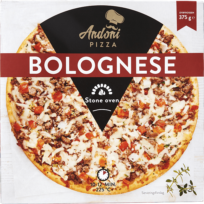 Pizza m. bolognese