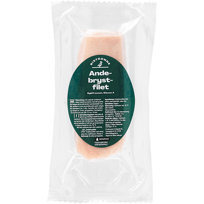 peking andebryst, frossen