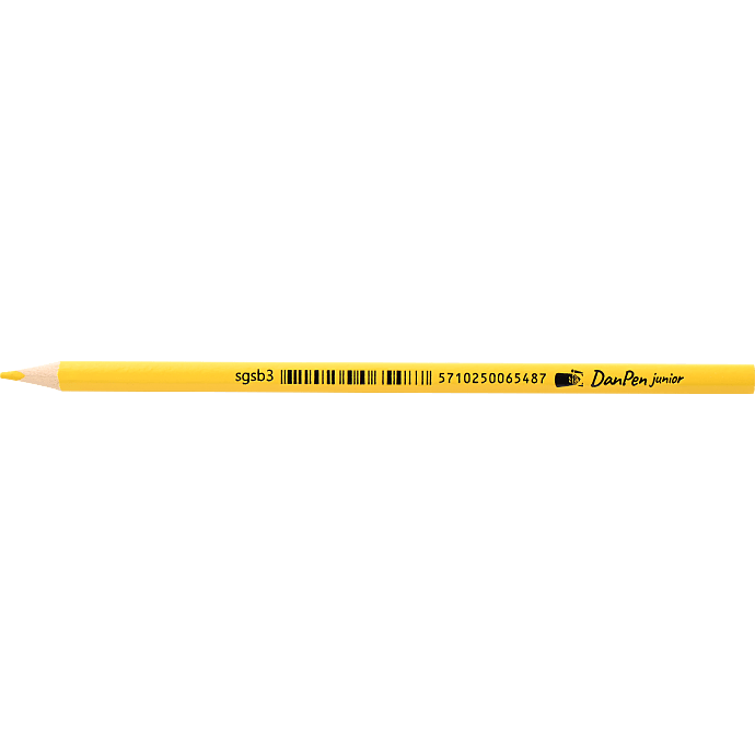 Danpen junior regular farveblyant - gul