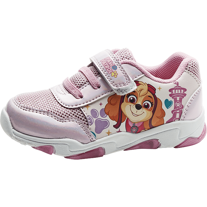 Paw Patrol børne lyssko str. 27 - rosa