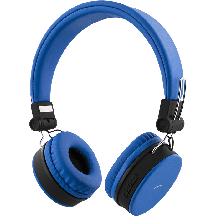 STREETZ BT200 trådløse on-ear høretelefoner - blå