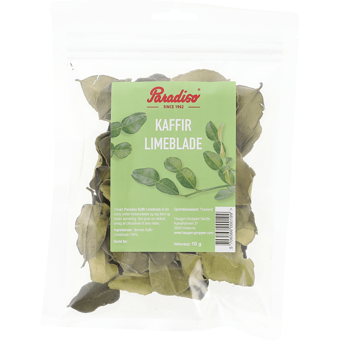 Tørrede kaffir limeblade