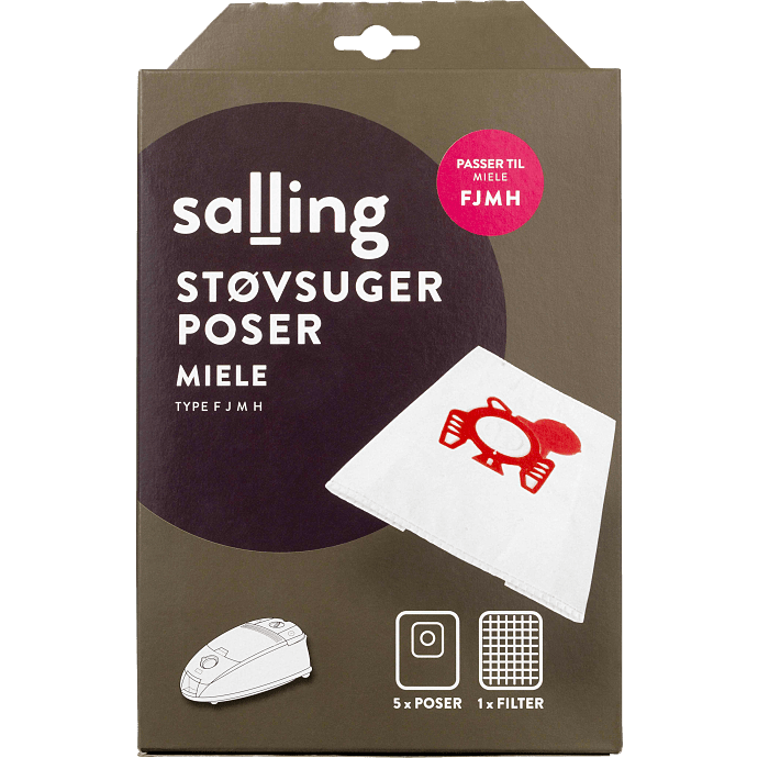 Salling støvsugerposer 5-pak til Miele