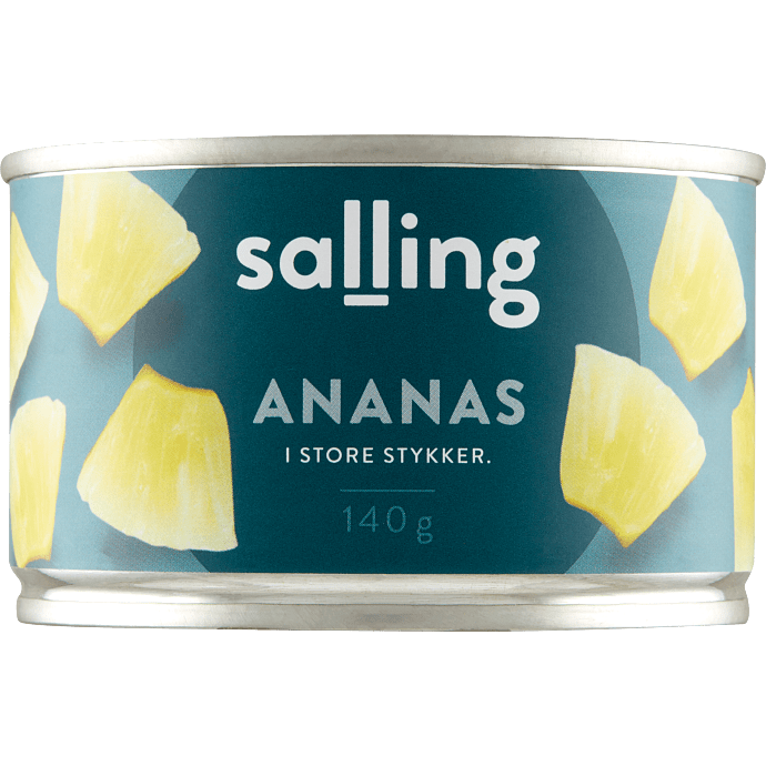 Ananas i stykker
