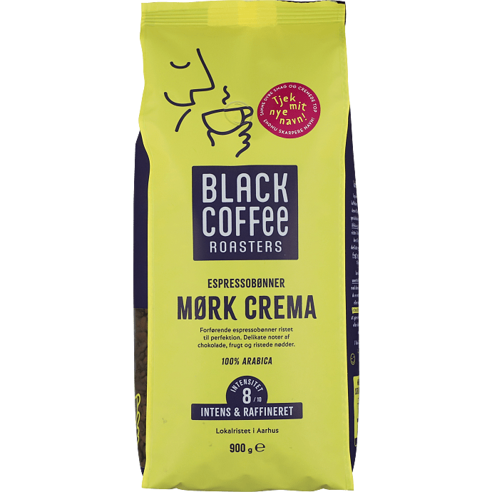 Espresso Mørk Crema hele bønner