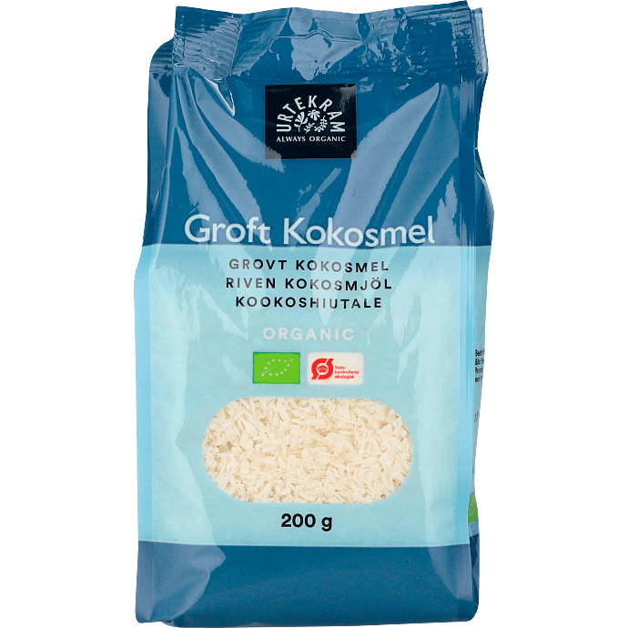Groft kokosmel øko