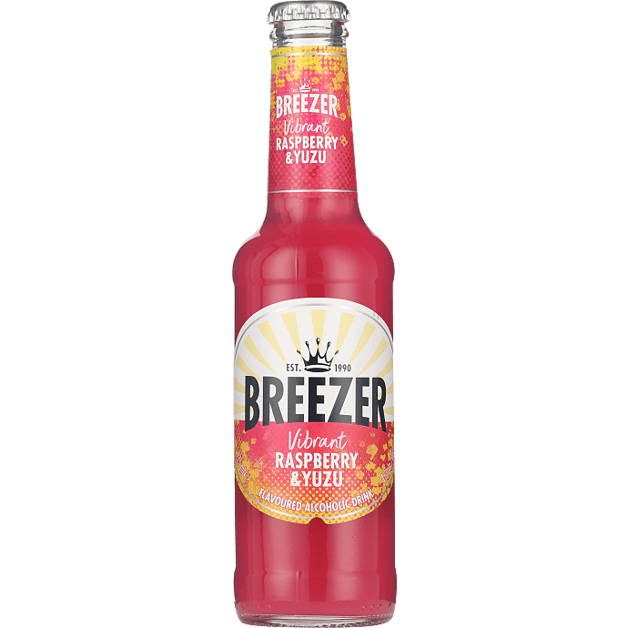Breezer m. hindbær og citrus