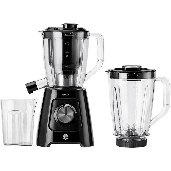 OBH Nordica blendforce 2-i-1 blender og juicer - sort