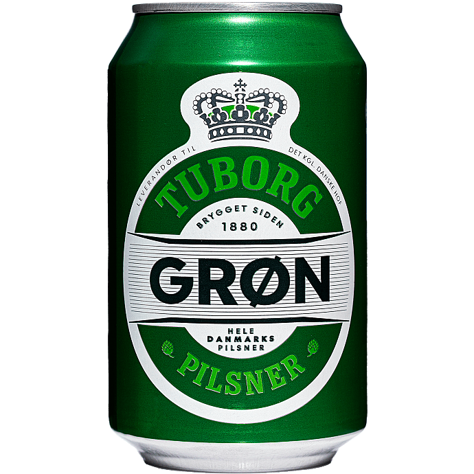 Grøn Tuborg Pilsner