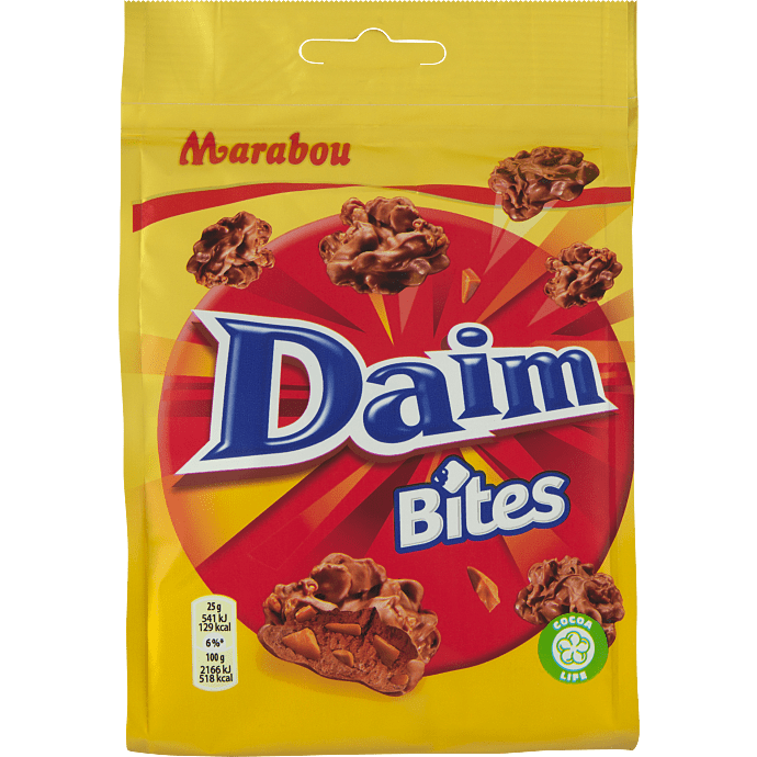 Mælkechokolade m. daim