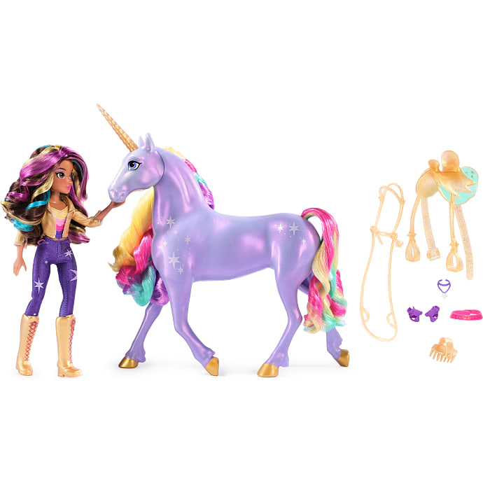Unicorn academy Sophia & Wildstar dukke og enhjørning