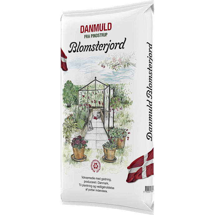 Danmuld blomsterjord 17 liter