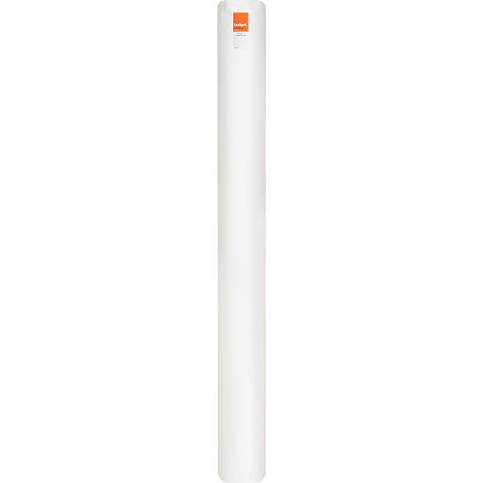 Budget rulledug 1,20x50 m - hvid
