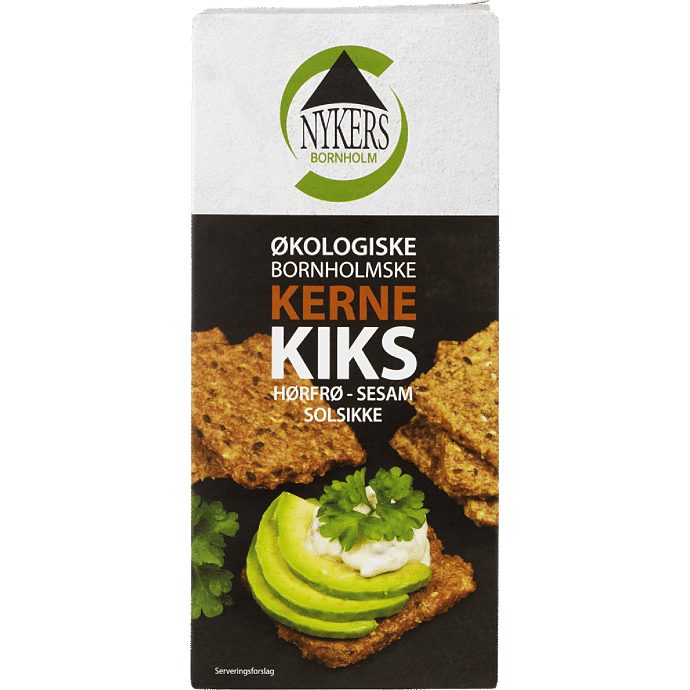 Kernekiks m. hørfrø, sesamfrø og solsikkekerner øko