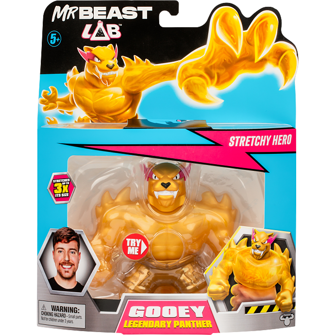 MrBeast Lab Stretch Hero figurer – flere varianter – assorteret