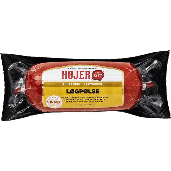 Spegepølse m. løg