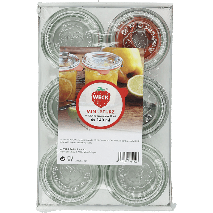 Weck glas 6-pak