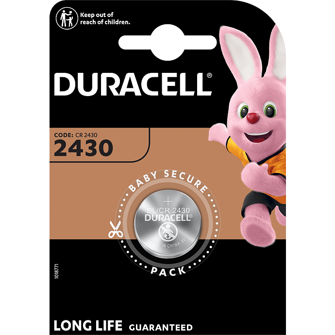 Duracell knapcelle CR2430 batterier