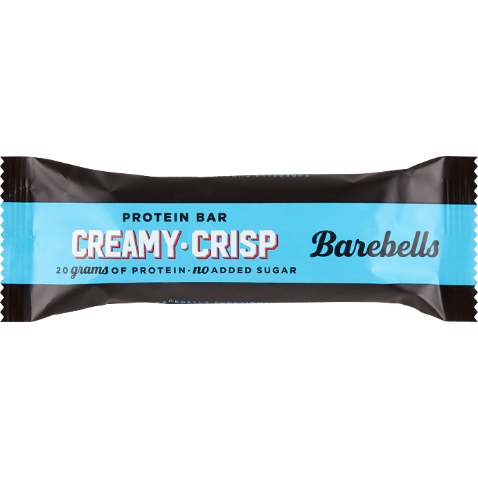 Proteinbar m. karamelsauce og mælkechokolade