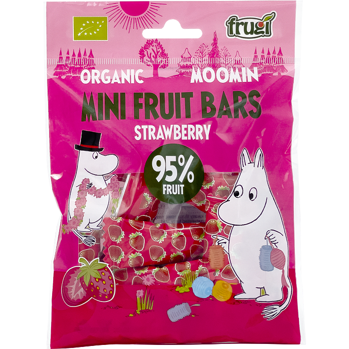 Frugtsnacks m. jordbær øko