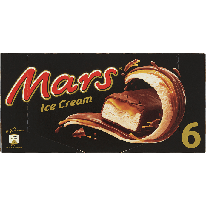 Mælkeis m. karamel og chokoladeovertræk