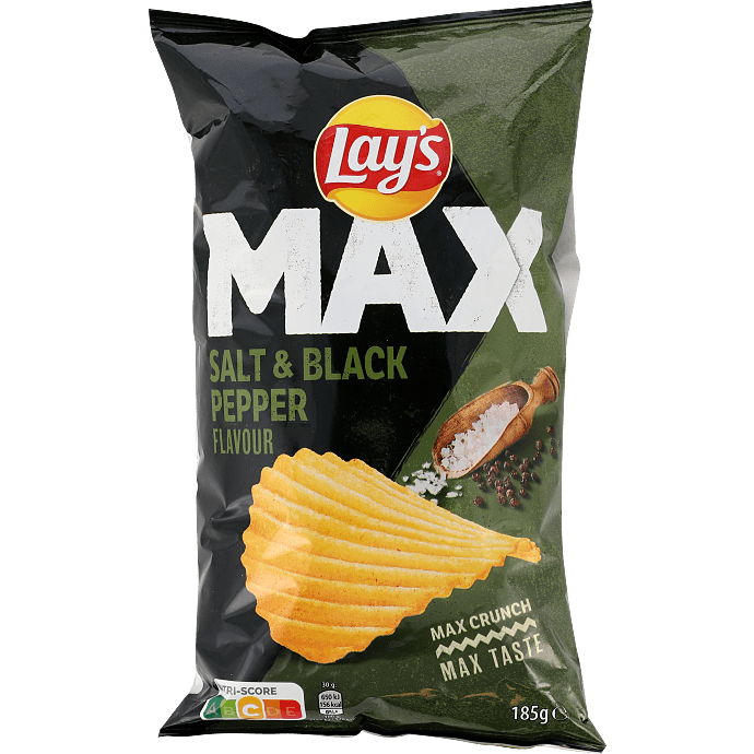 Chips m. salt og peber