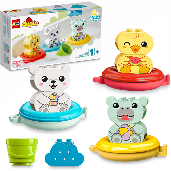 LEGO® DUPLO® Sjov i badet: Flydende dyretog 10965
