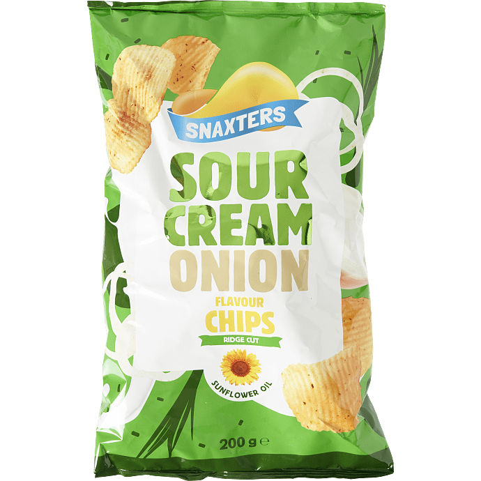 Chips m. sour cream & onion