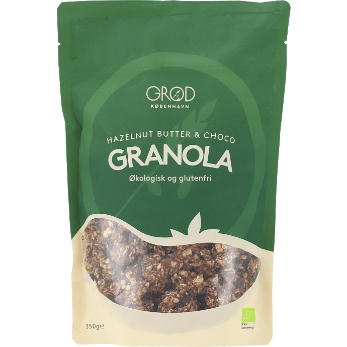 Granola m. hasselnødder og chokolade øko