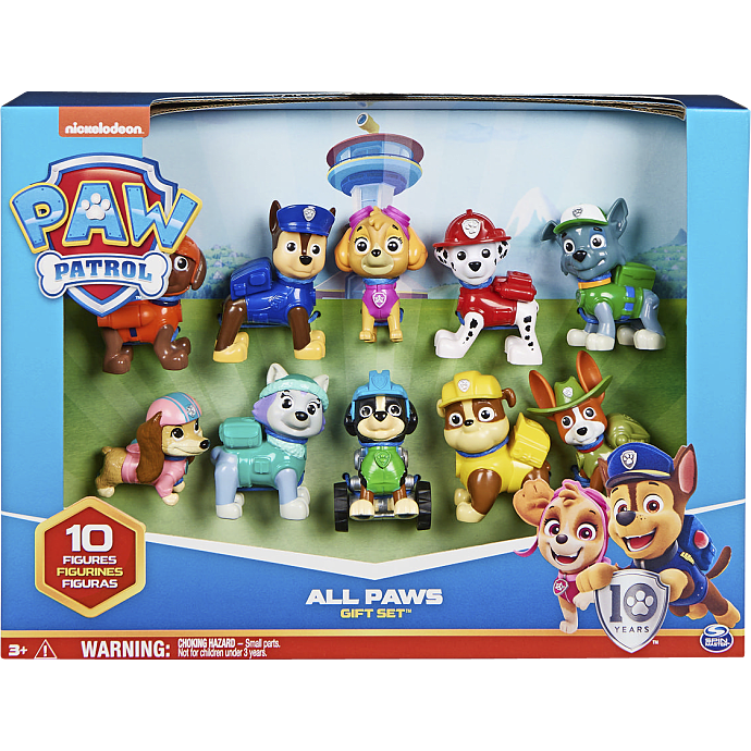 PAW Patrol figurer - All PAWs Celebration-gaveæske