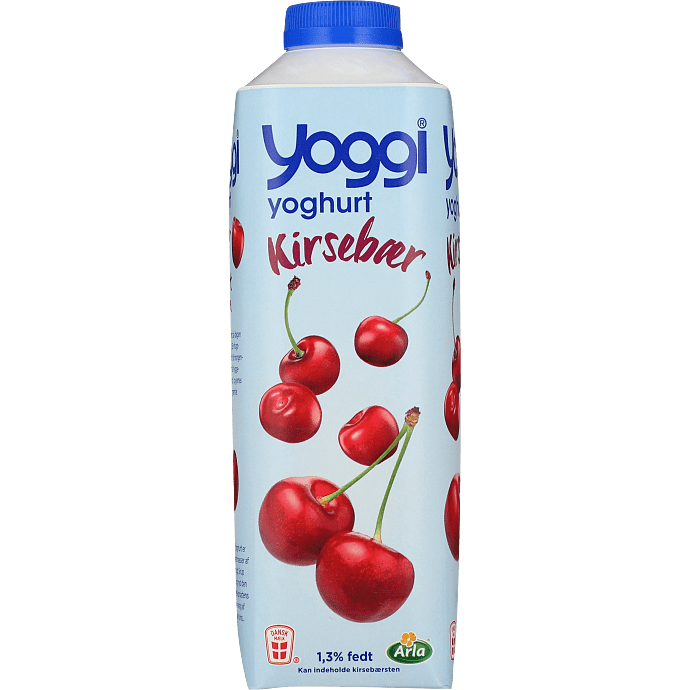 Yoghurt m. kirsebær 1,3% fedt